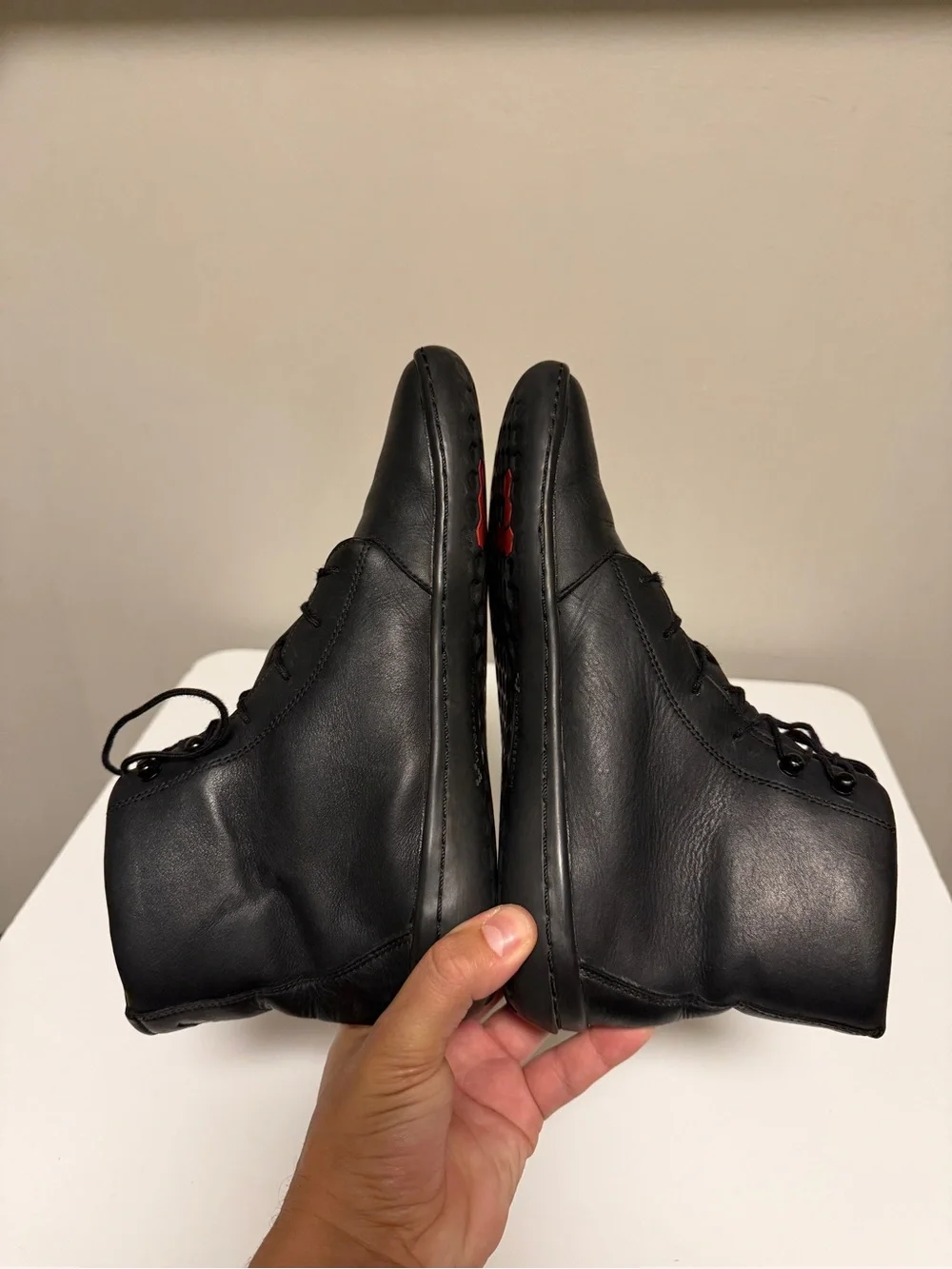 Vivobarefoot Gobi HI III Leather Shoes Obsidian 200146-01 Women’s EU 38 US 7